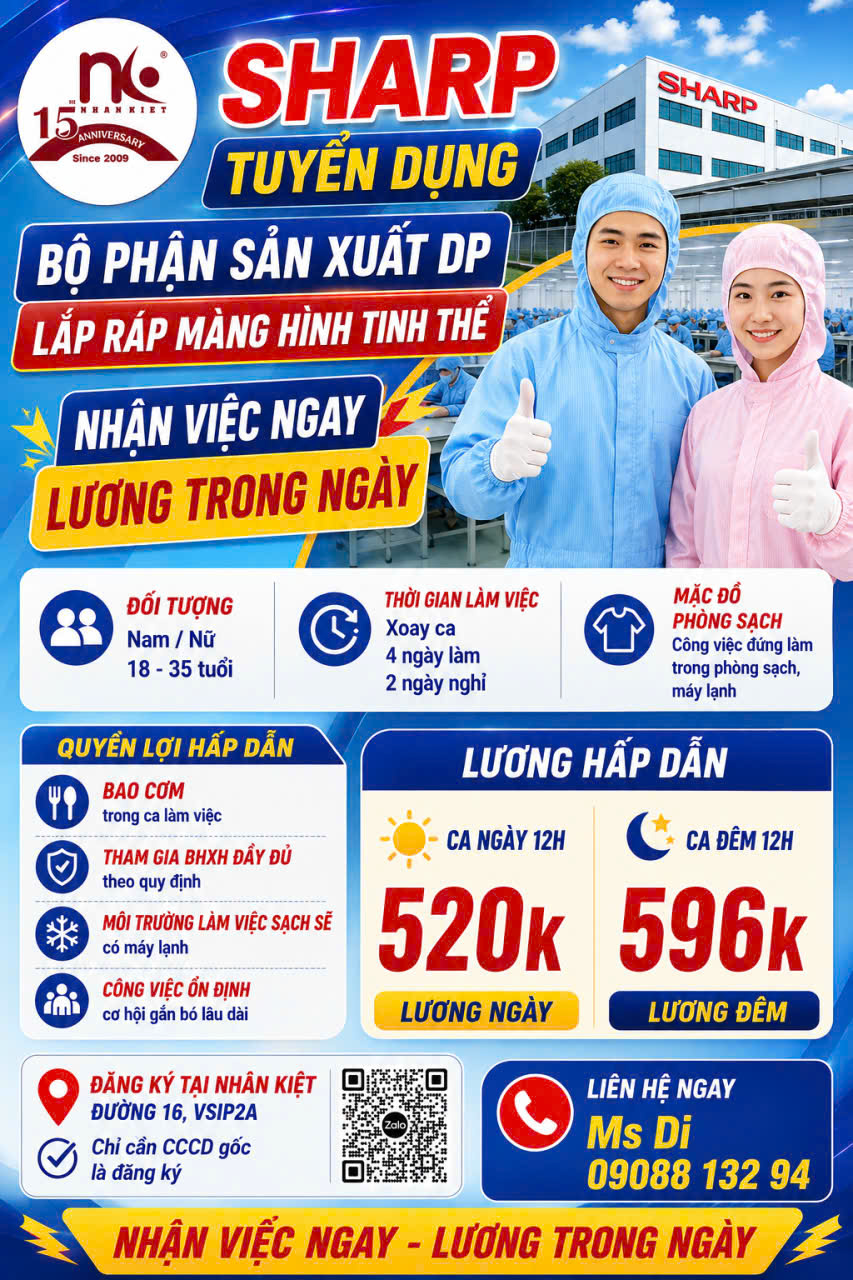 Nhận Việc Ngay Lương Trong Ngày – Làm Hôm Nay, Tích Lũy Cho Ngày Mai