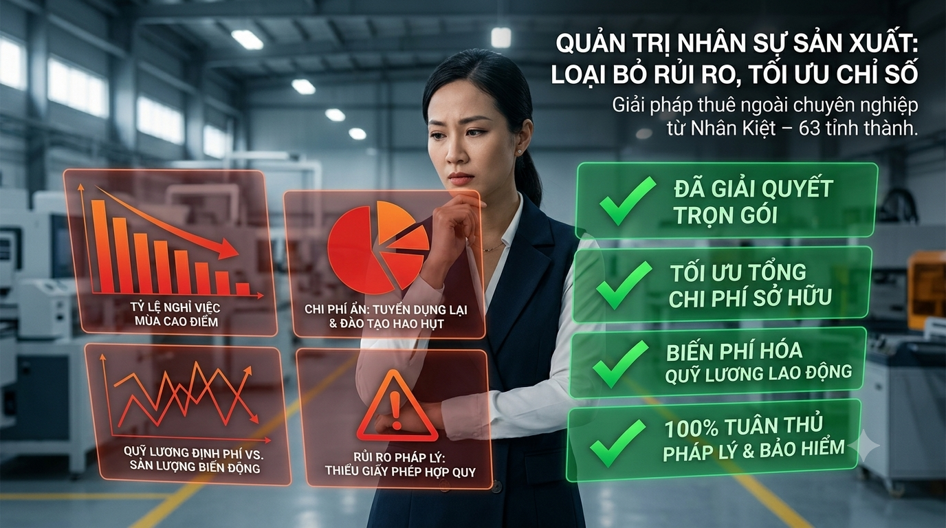 Dịch Vụ Quản Lý Nhân Sự Thuê Ngoài Cho Nhà Máy Sản Xuất