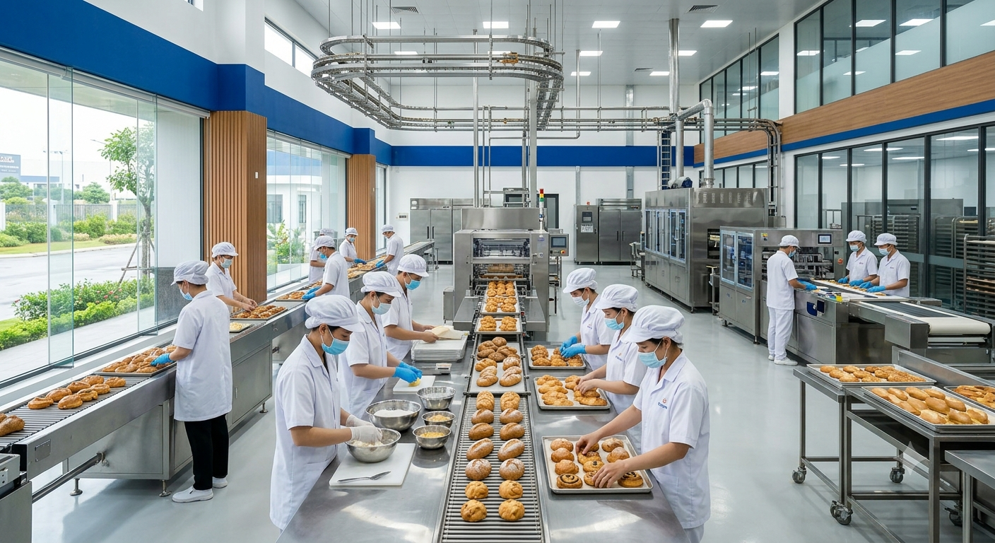 TUYỂN DỤNG CÔNG NHÂN XƯỞNG BÁNH TẠI NHÀ BÈ – THU NHẬP ĐẾN 10 TRIỆU/THÁNG